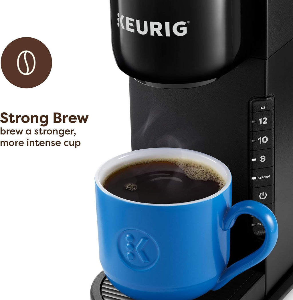 Keurig K-Express Single Serve K-Cup Pod Coffee Maker, 3 Brew Sizes, Strong Button Feature, 42oz Removable Reservoir, Black | 3 Brew Sizes, Strong Button Feature, Removable Reservoir