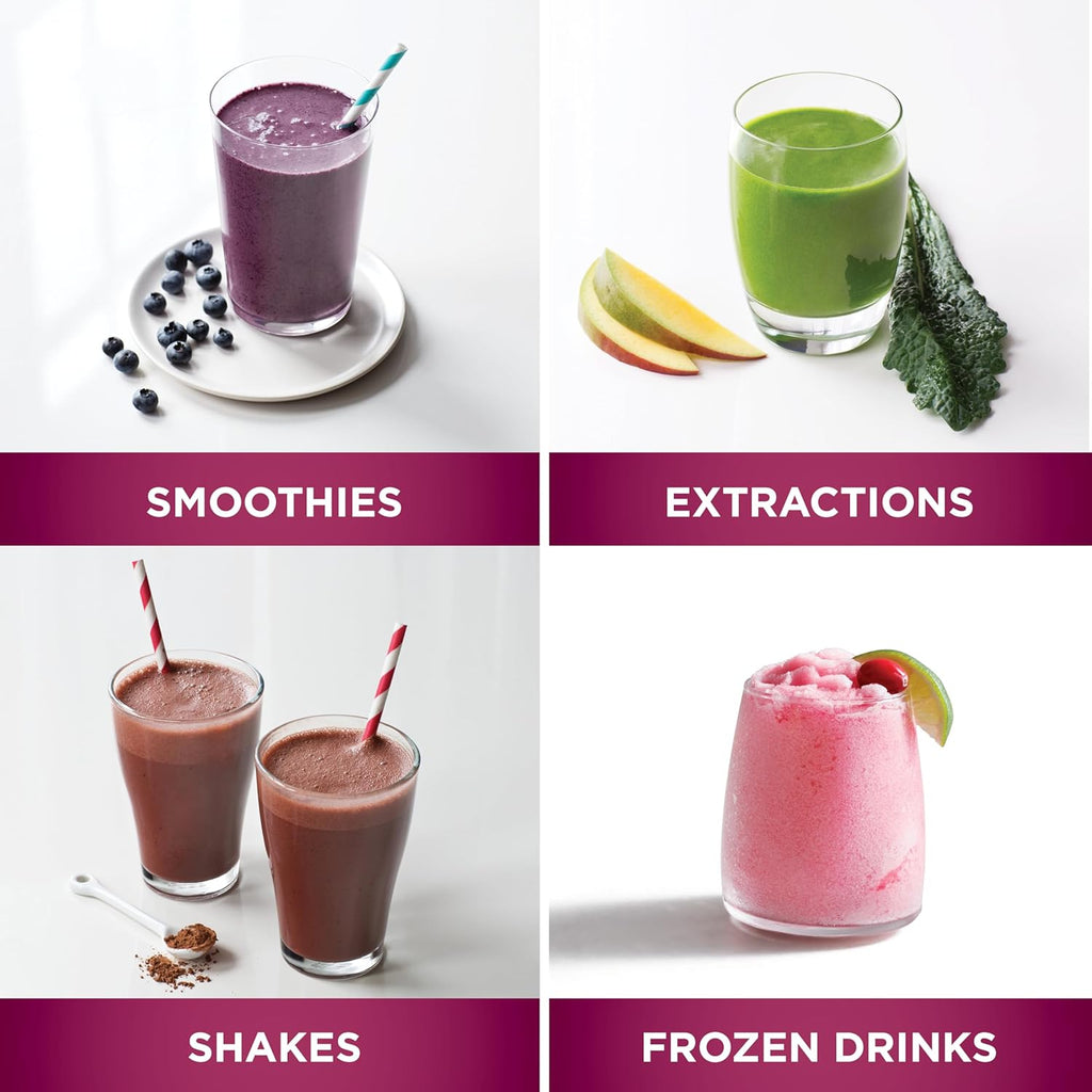 Ninja Fit Compact Personal Blender, 700W, (2) 16oz Cups, QB3001SS | 700-watt base blends smoothies, shakes & frozen drinks. (2) 16-oz to-go cups w/ spout lids. Dishwasher safe.