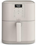 bella Fits-anywhere™ Slim Air Fryer, 4qt Ceramic Airfryer, Oatmilk