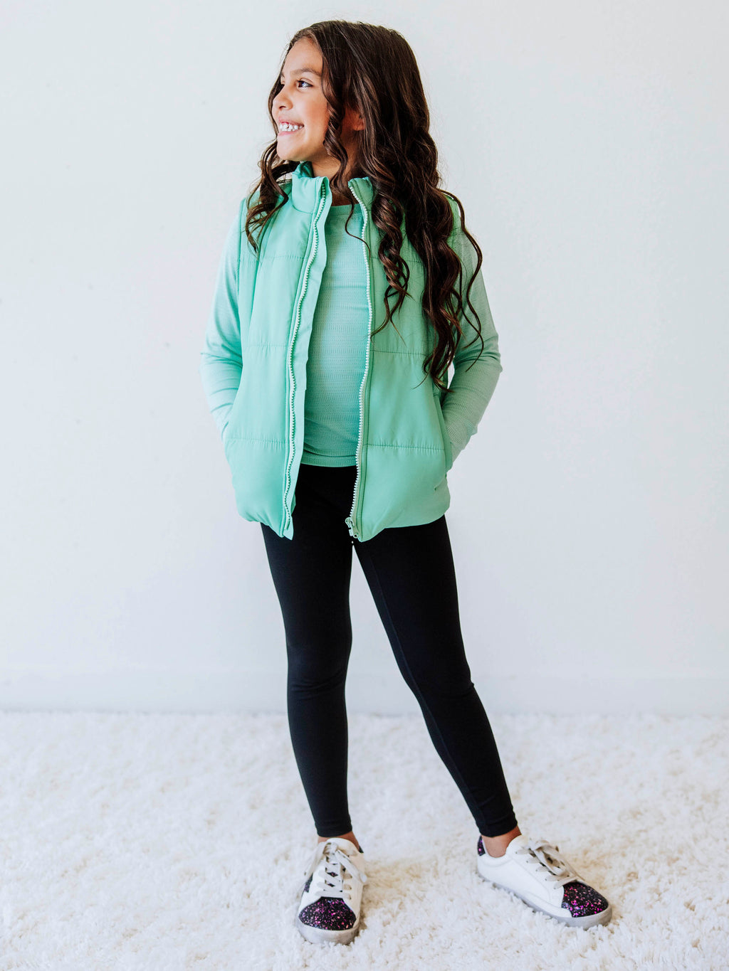 Puffer Vest - Seafoam