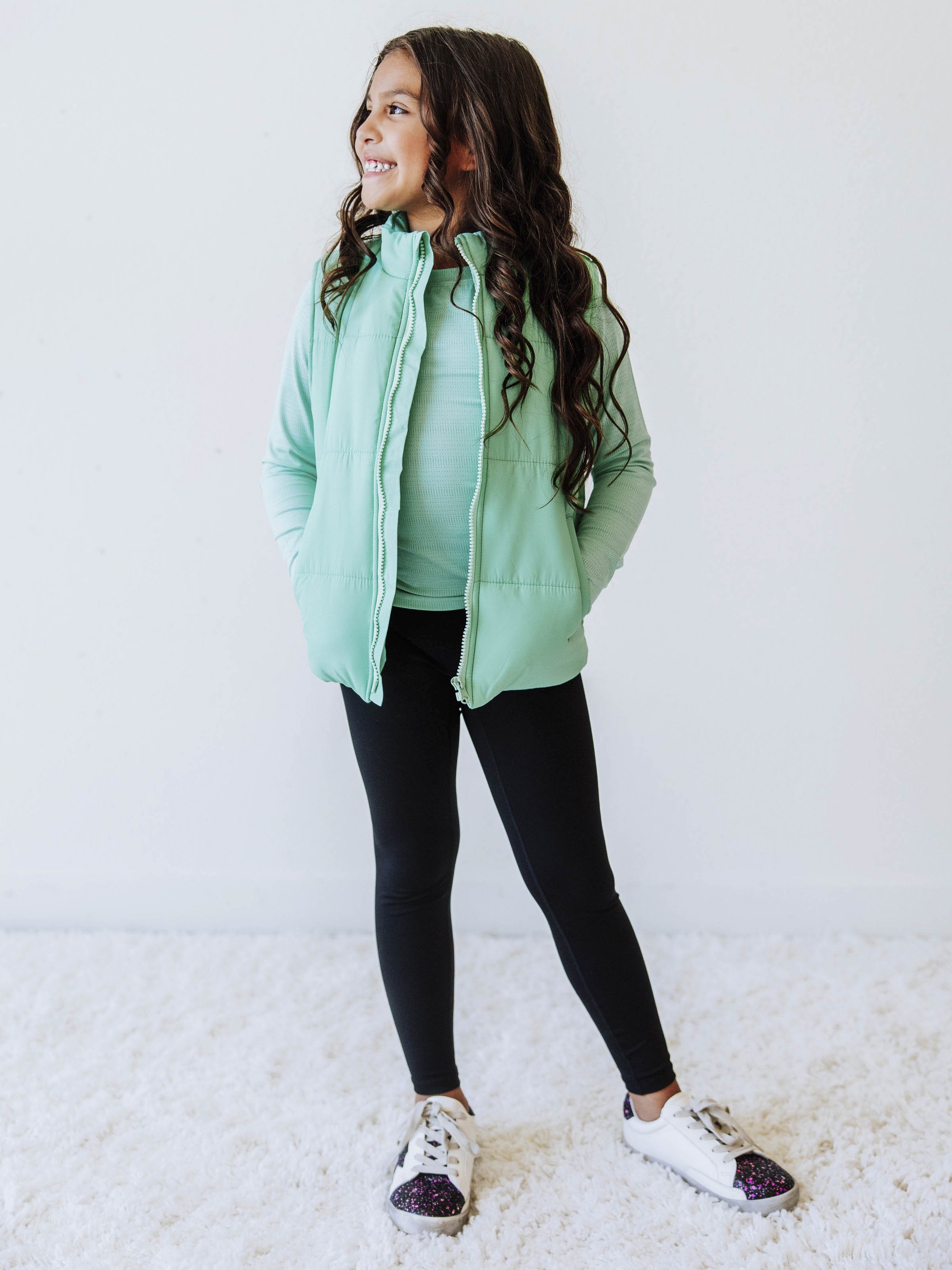 Puffer Vest - Seafoam