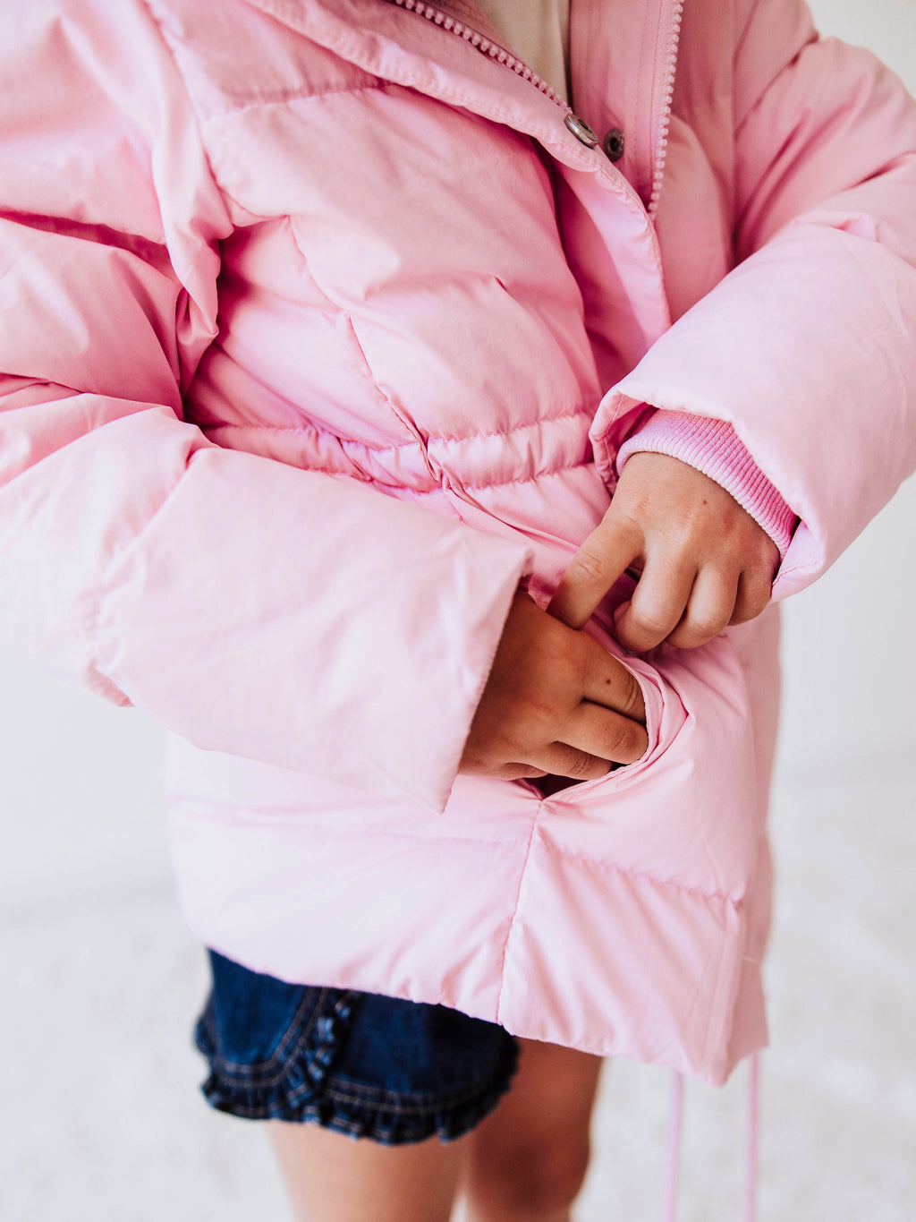 Puffer Jacket - Rose Mist