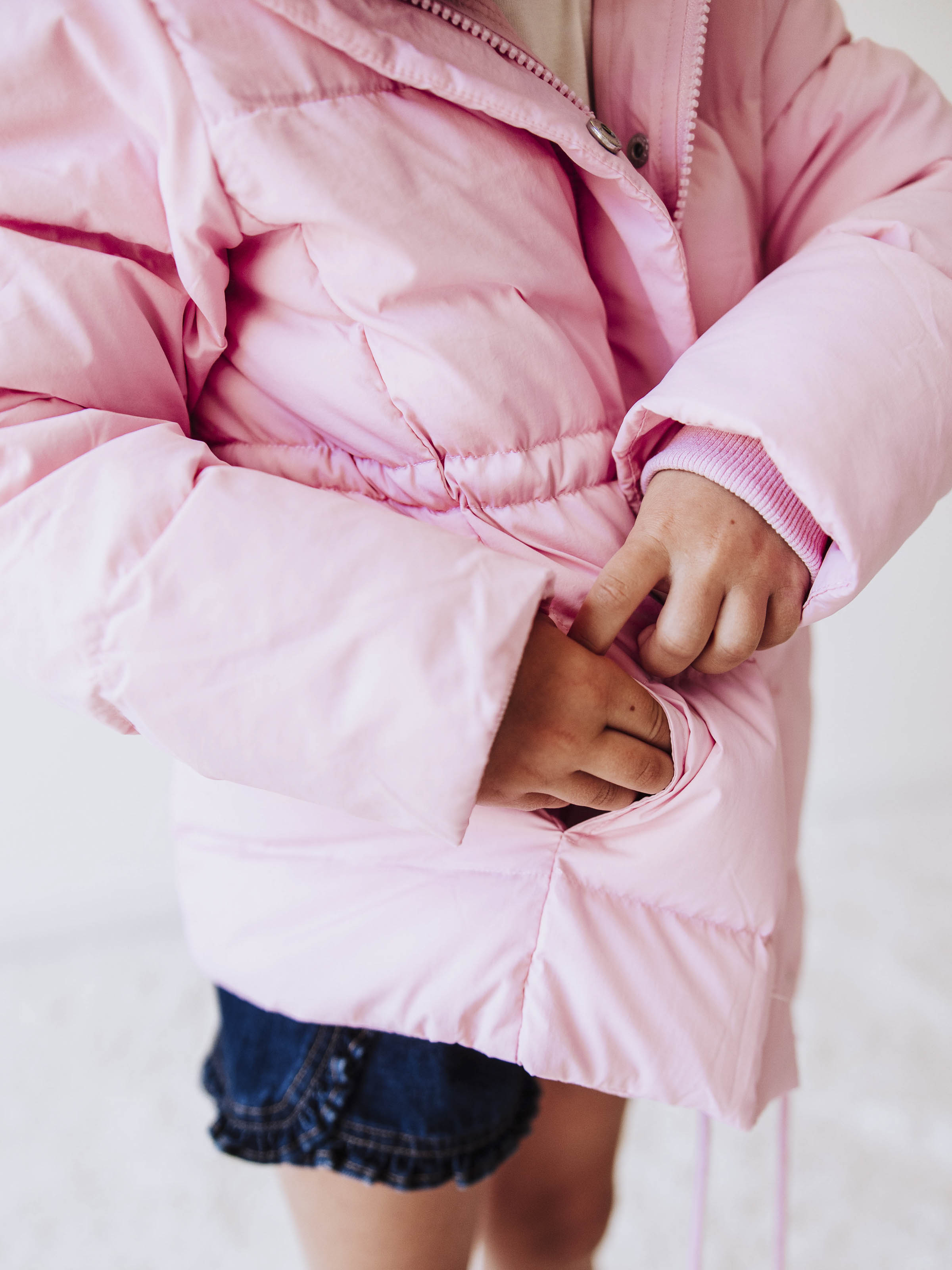 Puffer Jacket - Rose Mist
