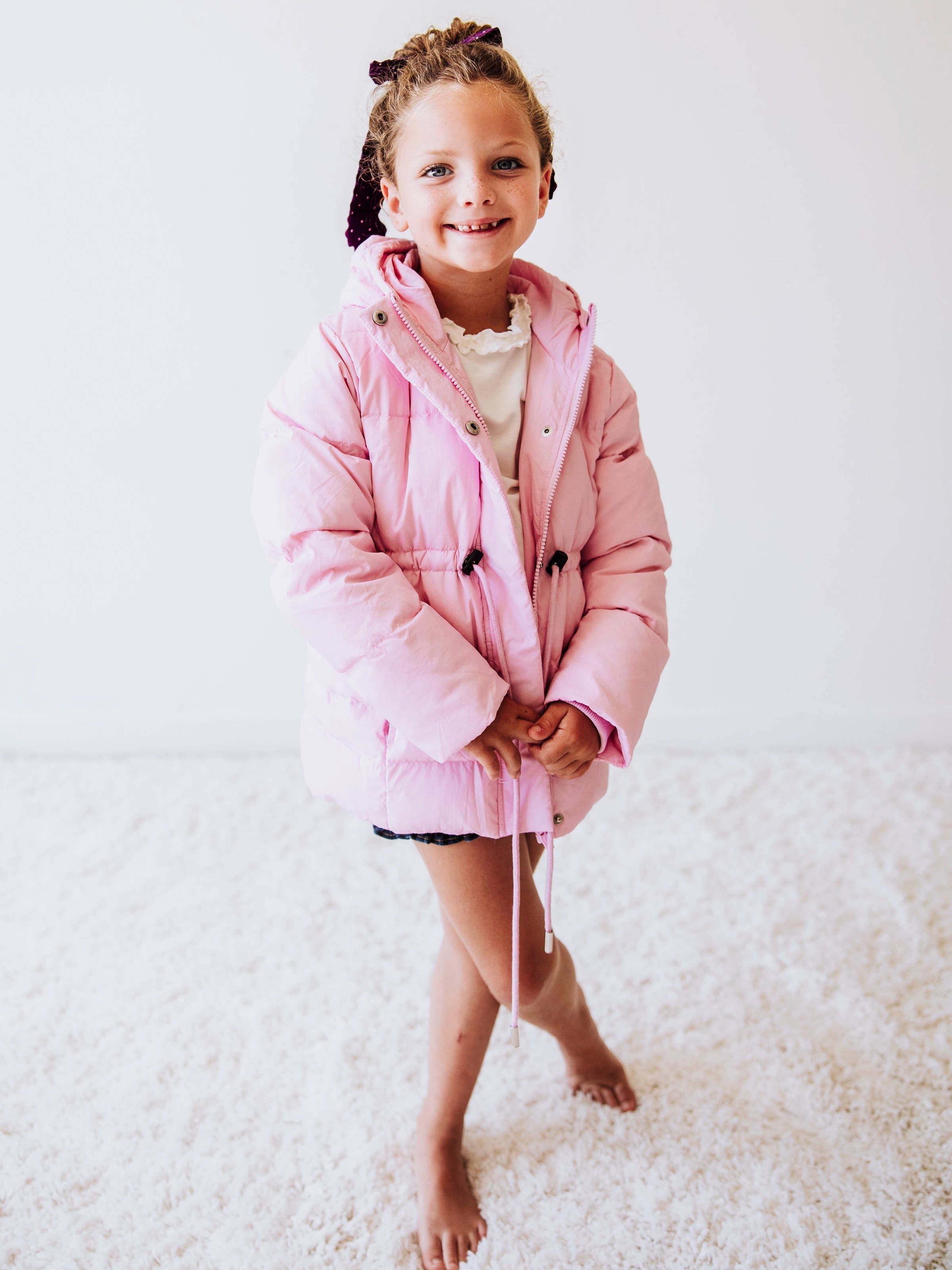 Puffer Jacket - Rose Mist