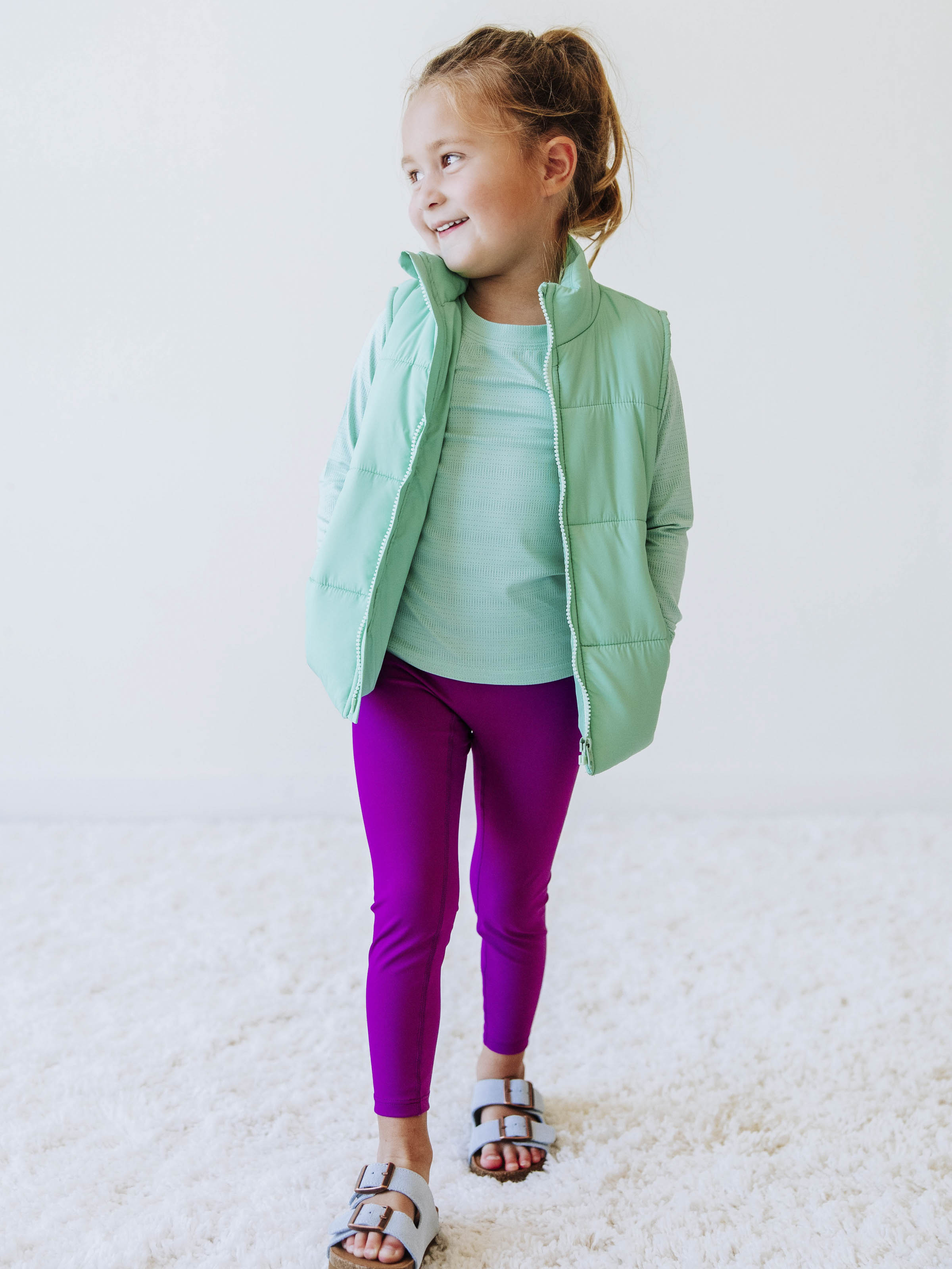 Puffer Vest - Seafoam