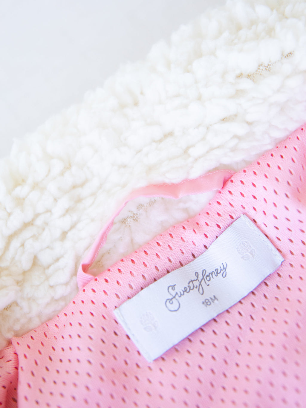 Sherpa Full Zip Jacket - Cream