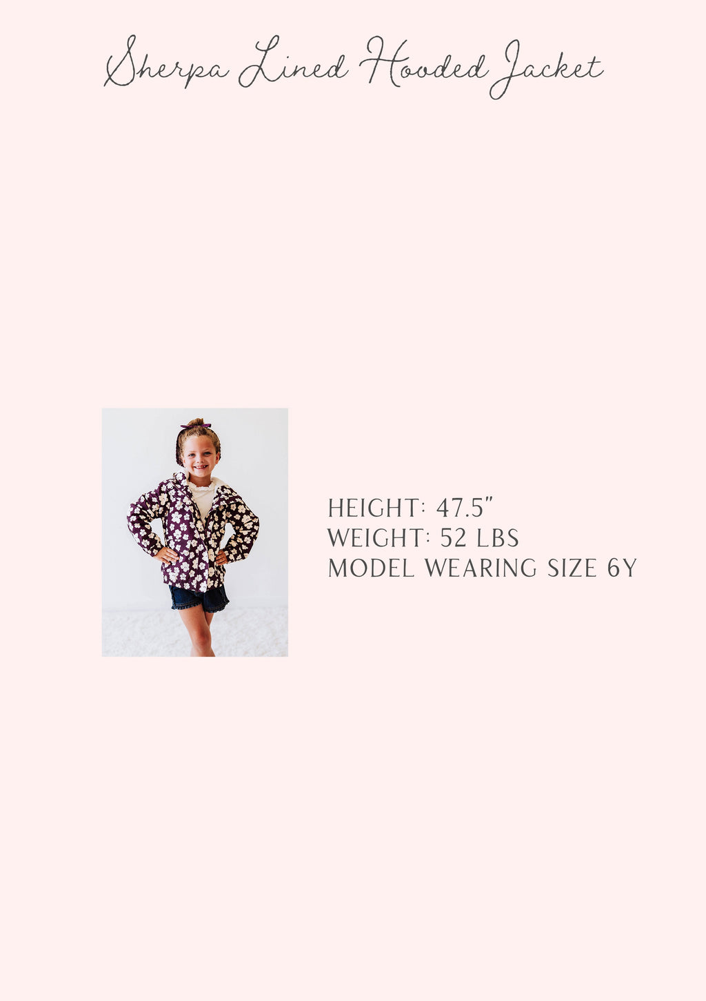 Sherpa Lined Hooded Jacket - Sugar Plum Floral