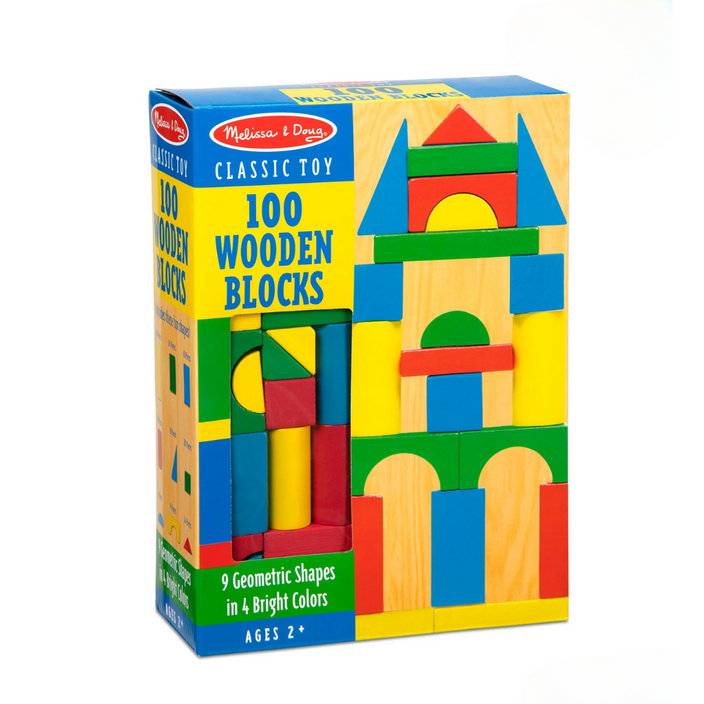 100 Wooden Blocks Set