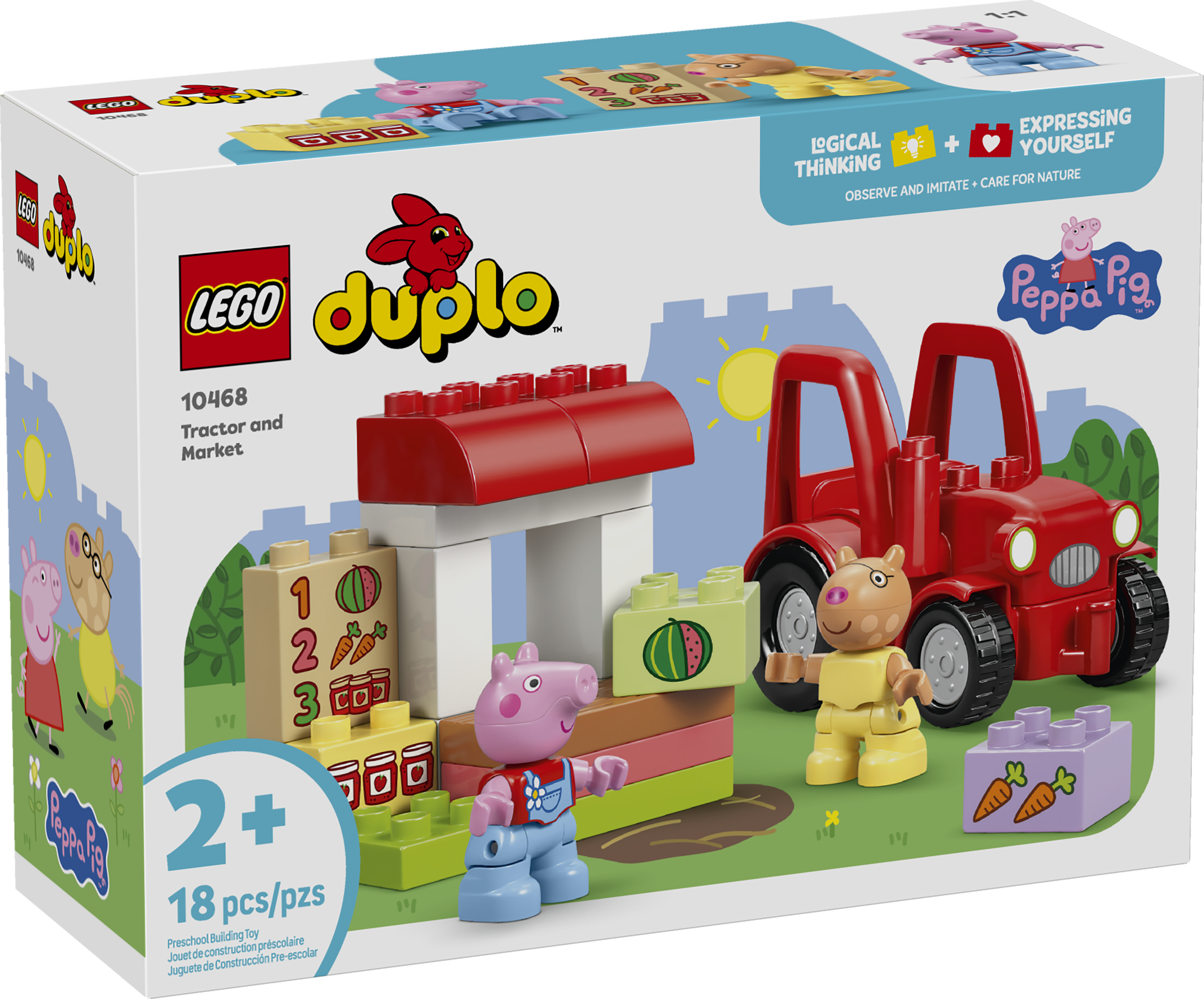 10468 LEGO® DUPLO® Peppa Pig Tractor and Market