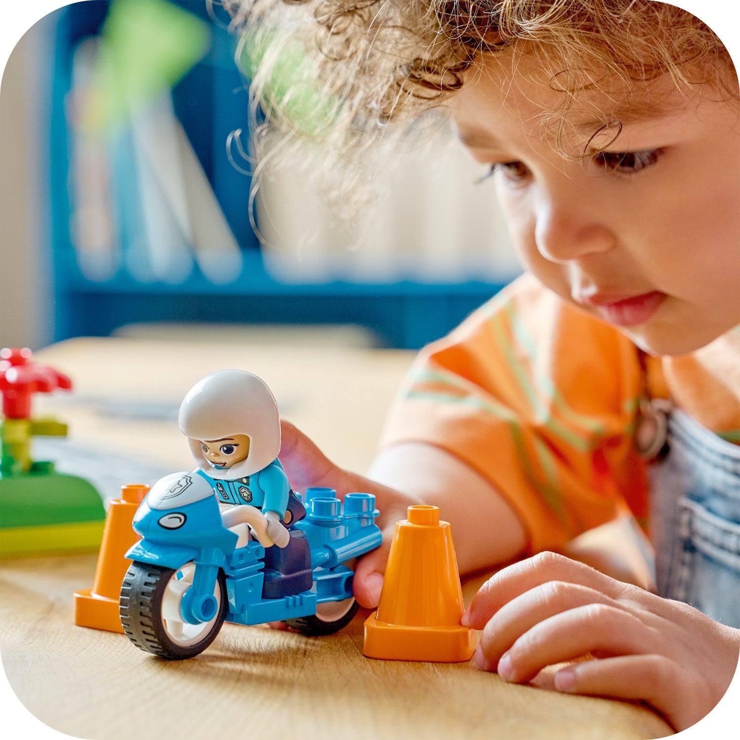 10471 LEGO® DUPLO® Town Blue Police Motorcycle